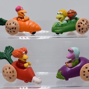 Vintage Toys, Fraggle Rock McDonald's Mokey Gogo Carrot Car Push Along Racers